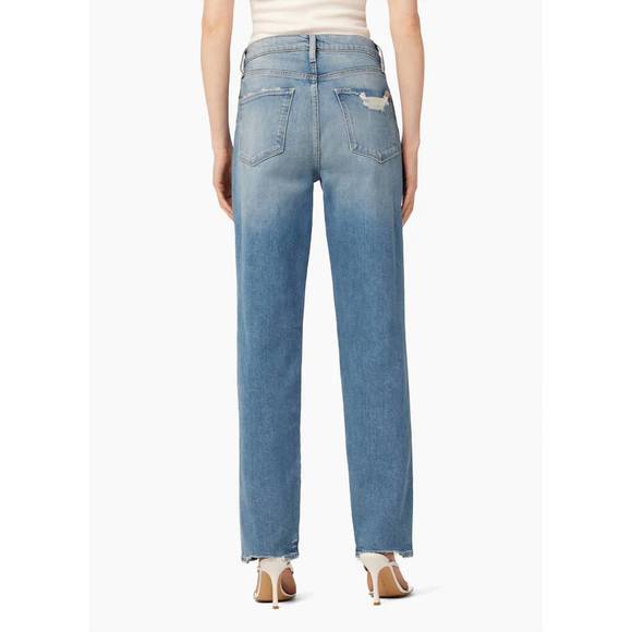 NEW JOE'S JEANS the 90s niki mid rise boyfriend jean in chances destruct - Picture 3 of 5